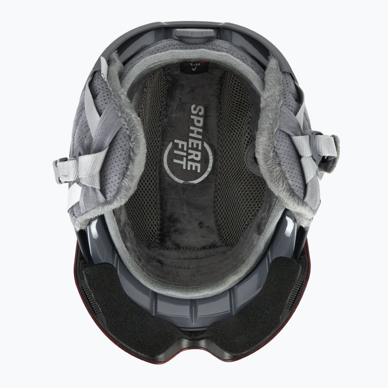 Dámská lyžařská helma  HEAD Cinema Pro W grey/red yellow 4