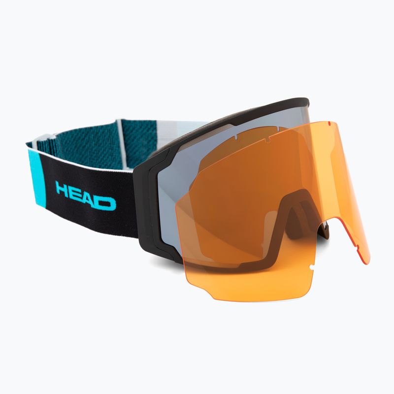Lyžařské brýle  HEAD Neves Pro 5K Race chrome/rd/5k chrome/orange