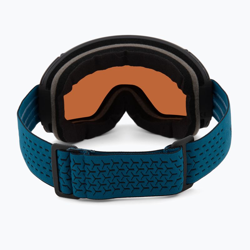 Lyžařské brýle  HEAD Magnify 5K blue/petrol/5k blue/orange 4