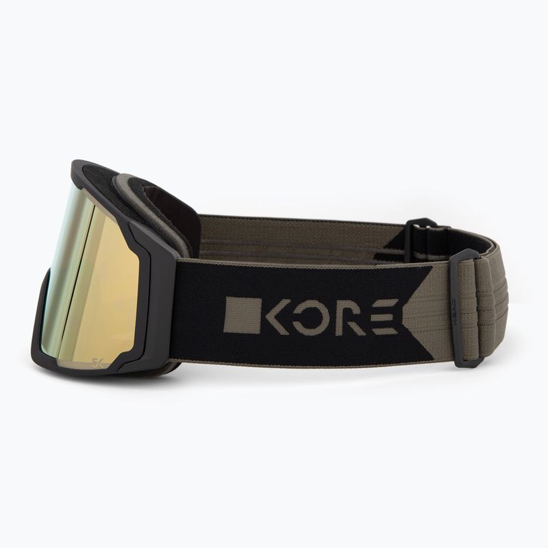 Lyžařské brýle HEAD Neves Pro 5K Kore S3 black/gold 4