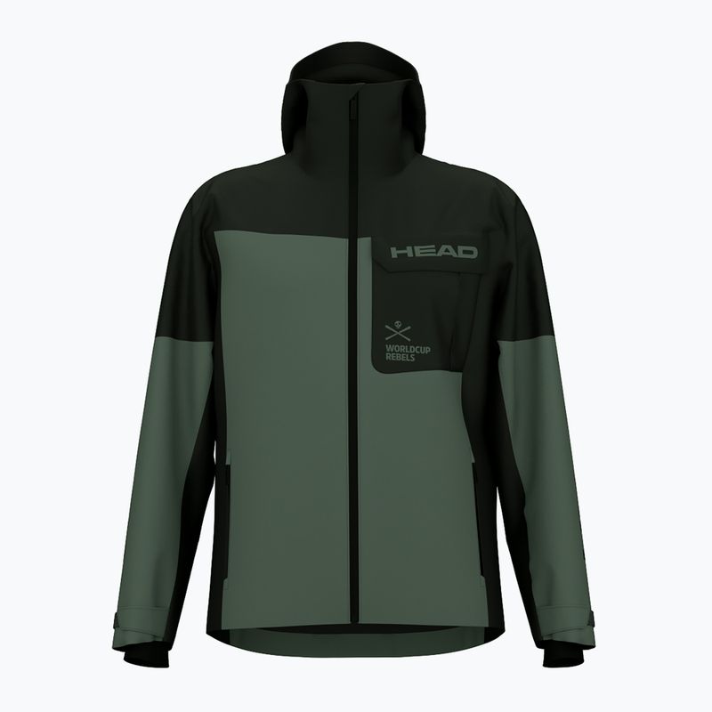 Pánská lyžařská bunda  HEAD Race Nova black/dark thyme