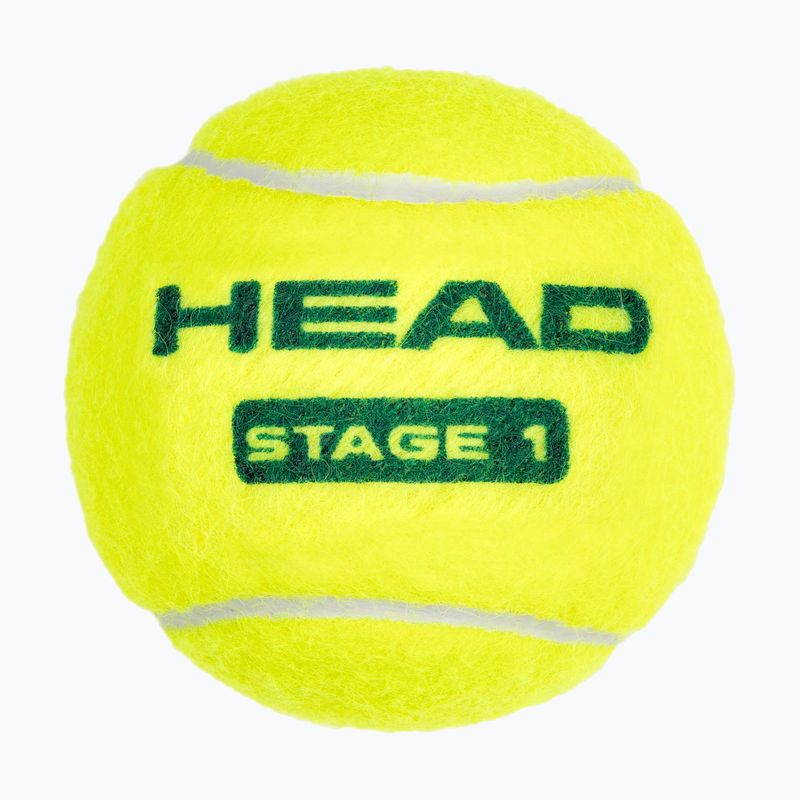 Dětské tenisové míčky HEAD Stage 1 3 ks green 3
