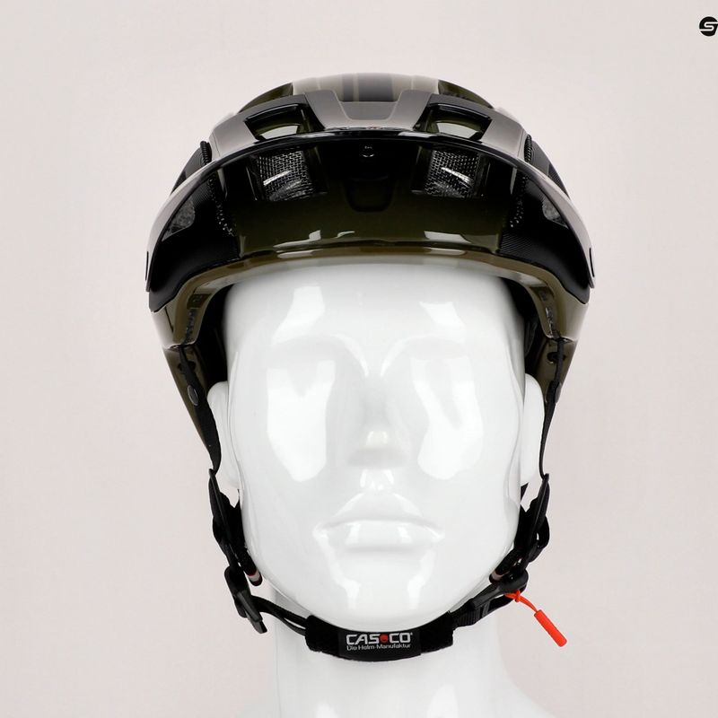 Cyklistická přilba CASCO MTBE 2 černá/zelená 04.1345 9