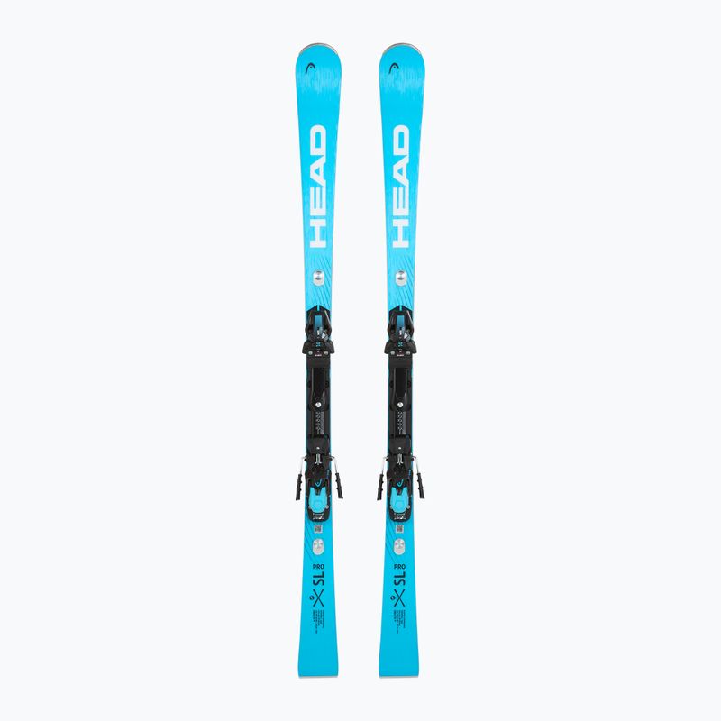 Sjezdové lyže HEAD WC Rebels e-SL Pro RP WCR 14 + vázání Freeflex 14 GW blue/white
