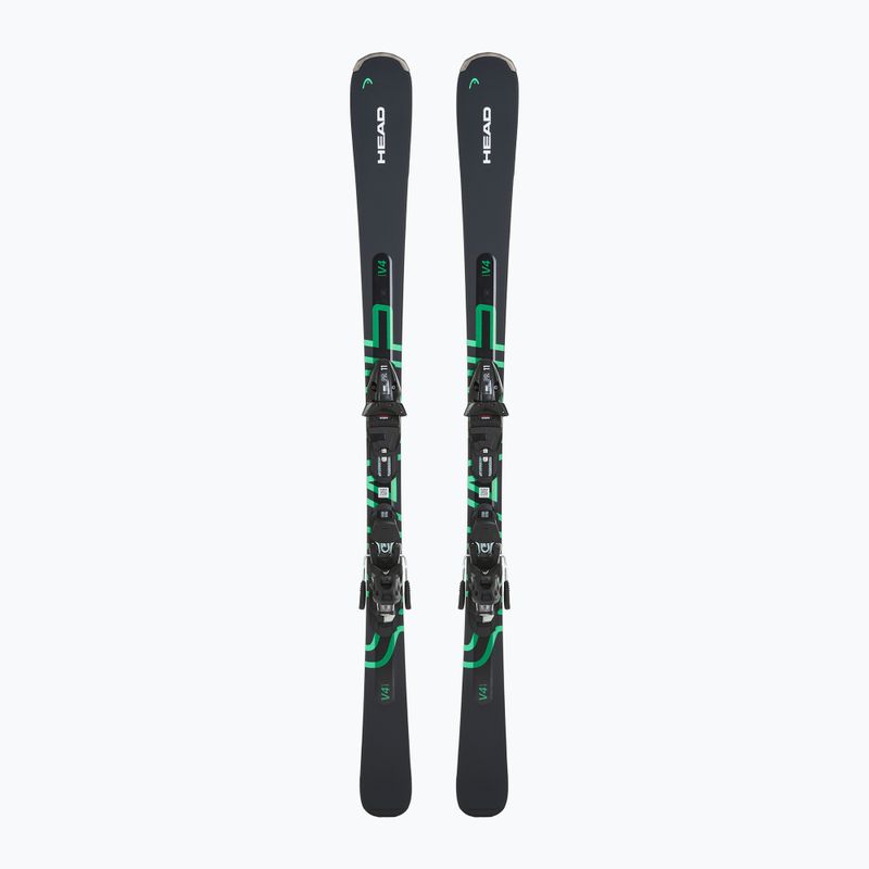 Sjezdové lyže HEAD Shape V4 AMT-PR + vázání PR 11 GW anthracite/green