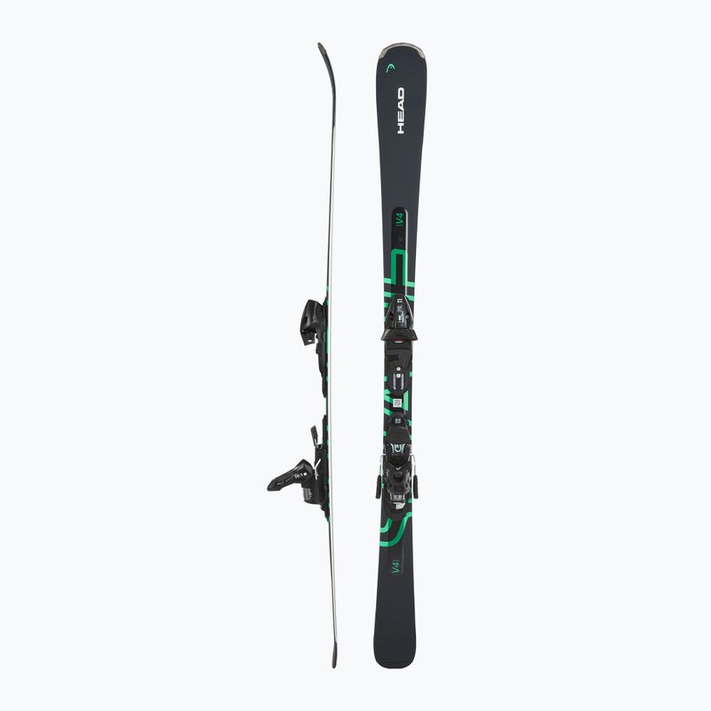 Sjezdové lyže HEAD Shape V4 AMT-PR + vázání PR 11 GW anthracite/green 2