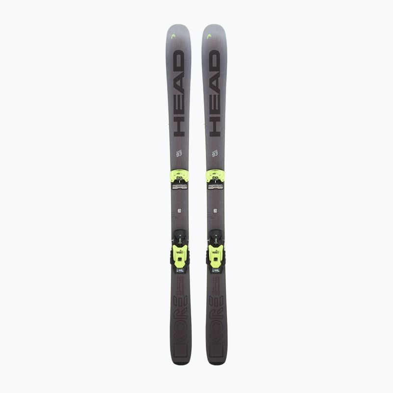 Sjezdové lyže HEAD Kore 93 + vázání Attack 14 GW yellow/anthracite