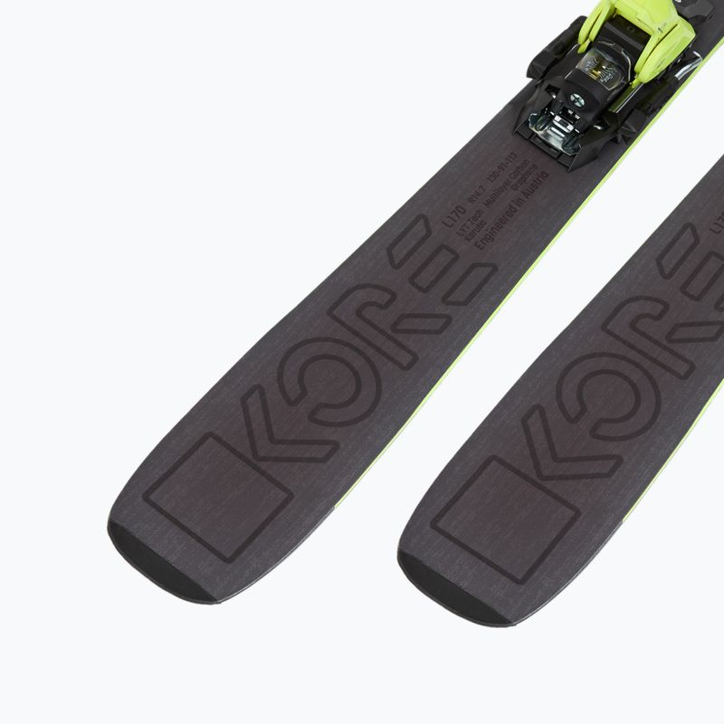 Sjezdové lyže HEAD Kore 93 + vázání Attack 14 GW yellow/anthracite 7