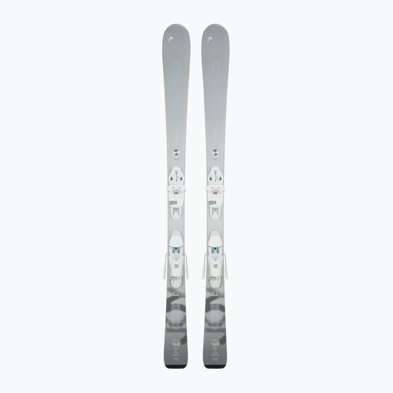 Dámské sjezdové lyže  HEAD e.Pure Joy SLR BB Joy Pro + vázání Joy 9 GW SLR silver/grey