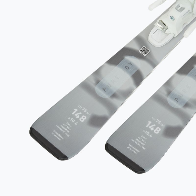 Dámské sjezdové lyže  HEAD e.Pure Joy SLR BB Joy Pro + vázání Joy 9 GW SLR silver/grey 7