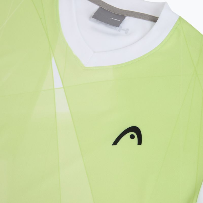Pánské tenisové tričko HEAD Topspin print vision m/lime 3