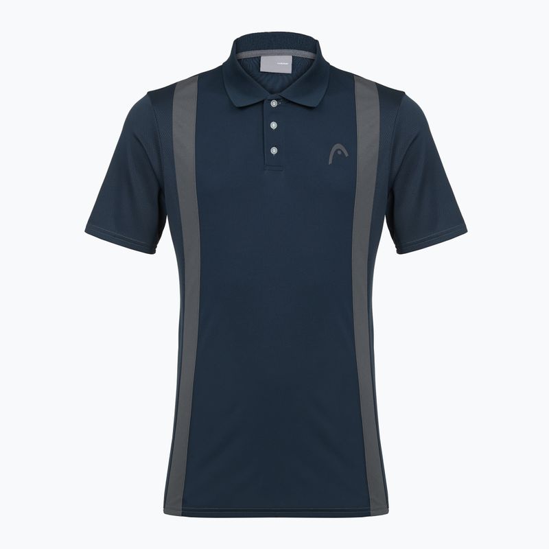 Pánské tenisové polo tričko HEAD Club 25 Tech Polo navy 7
