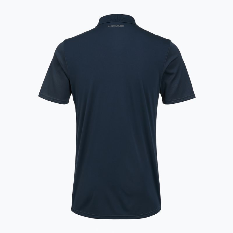 Pánské tenisové polo tričko HEAD Club 25 Tech Polo navy 8