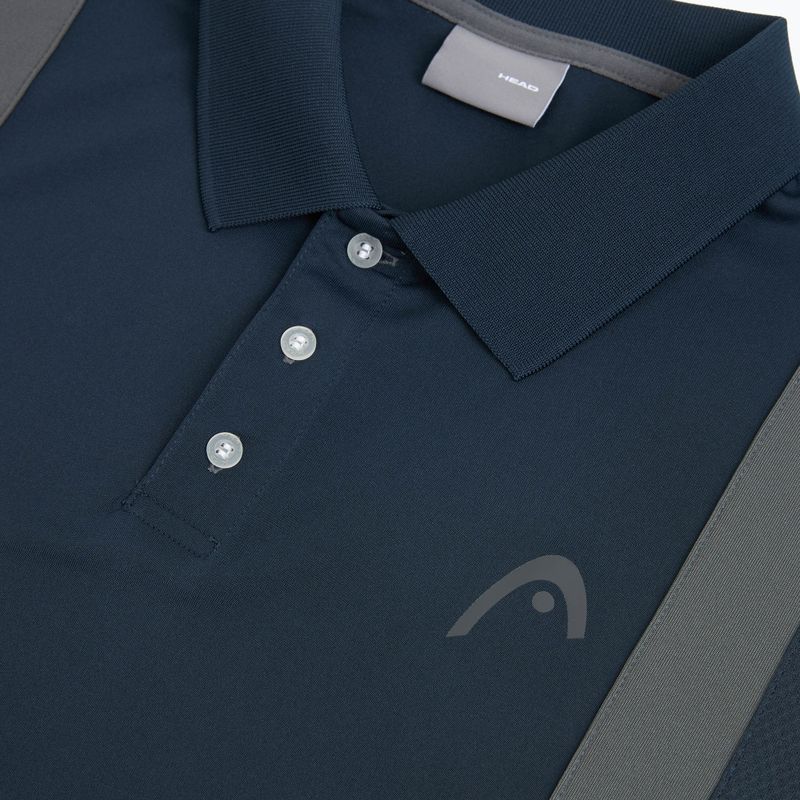 Pánské tenisové polo tričko HEAD Club 25 Tech Polo navy 9