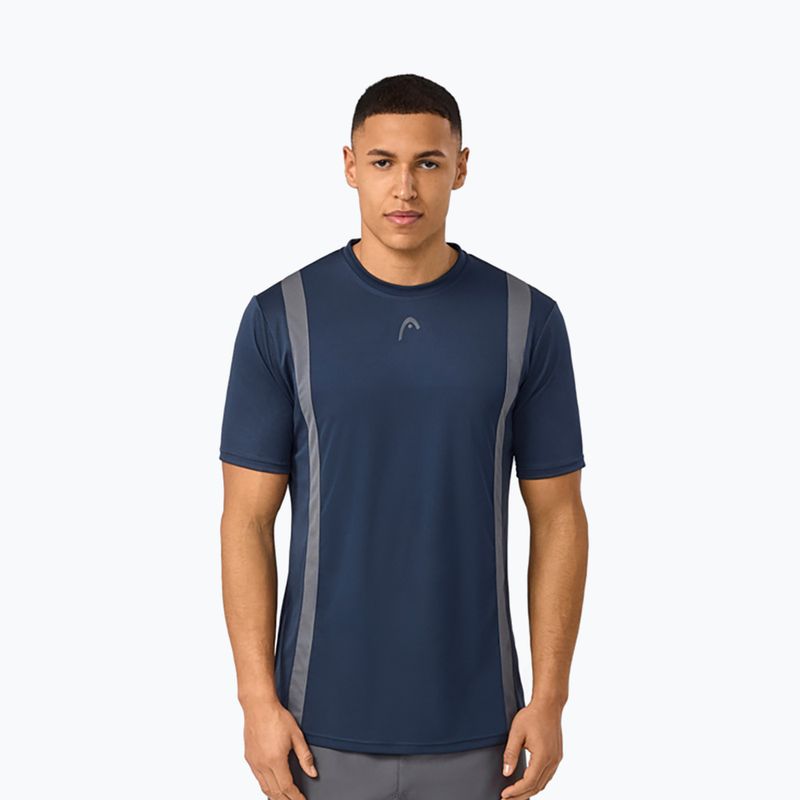 Pánské tenisové polo tričko HEAD Club 25 Tech Polo navy