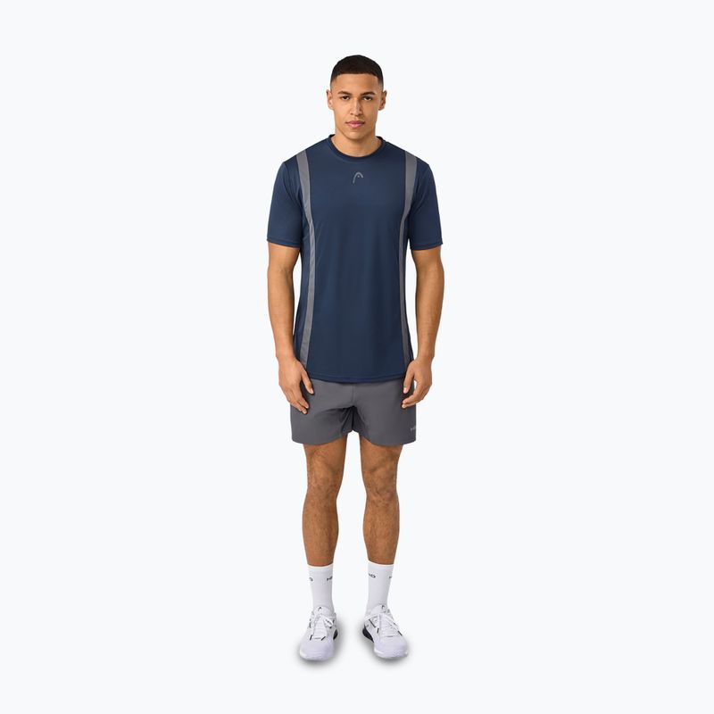 Pánské tenisové polo tričko HEAD Club 25 Tech Polo navy 2