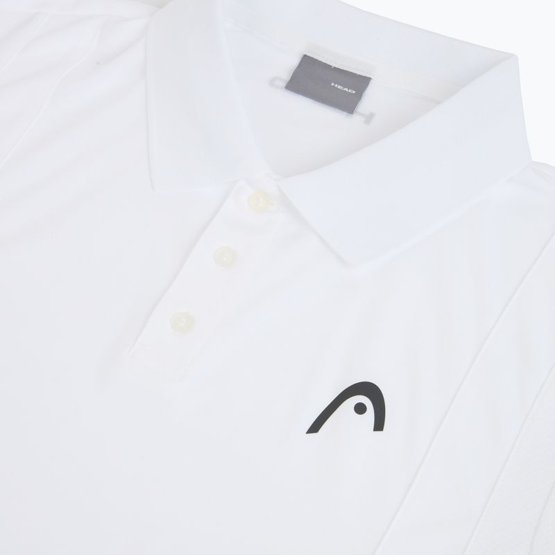 Pánská tenisové polo tričko HEAD Club 25 Tech Polo white 3