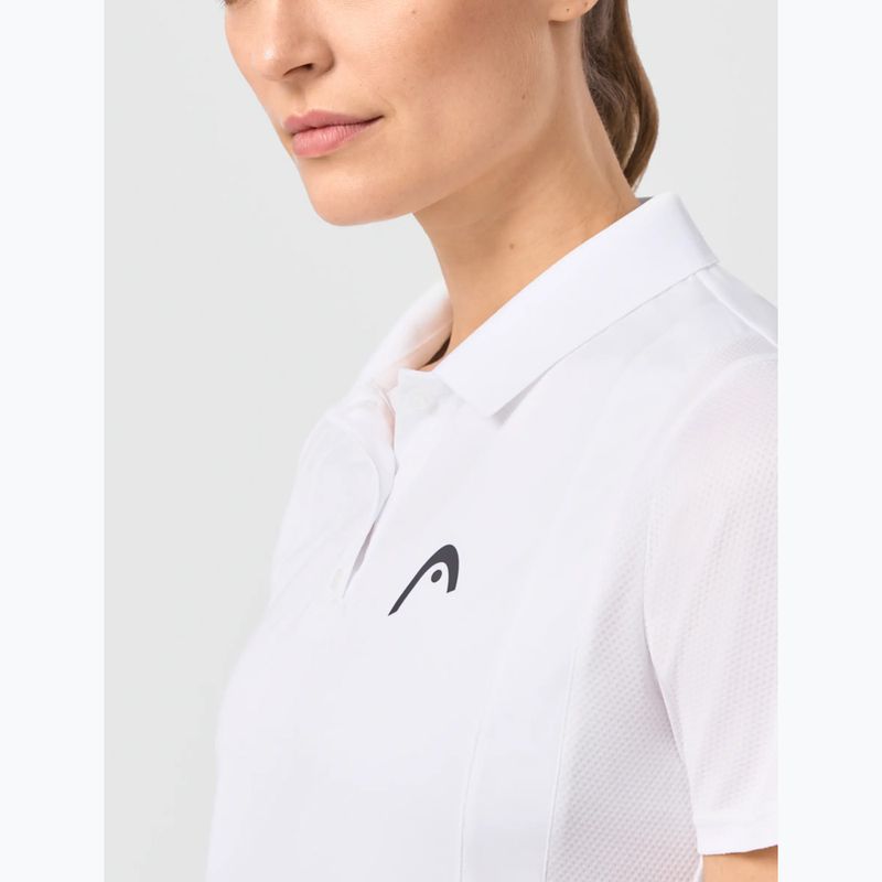 Dámské tenisové tričko HEAD Club 25 Tech Polo W white 6