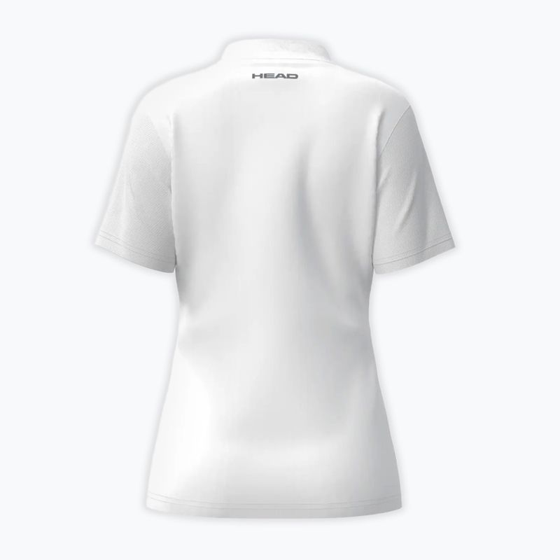 Dámské tenisové tričko HEAD Club 25 Tech Polo W white 8