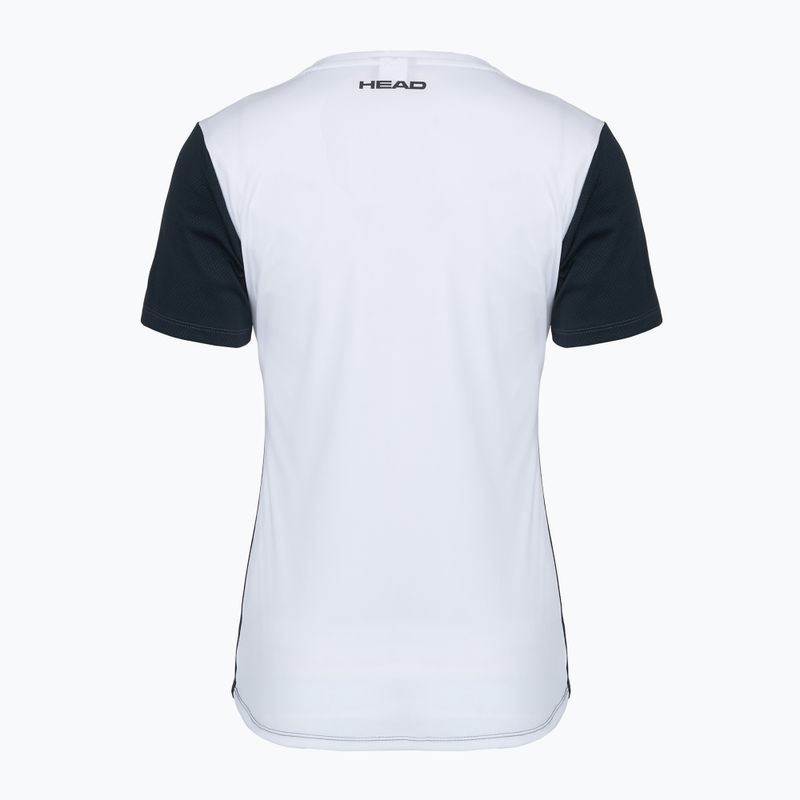 Dámské tenisové tričko HEAD Club 25 Tech W navy/white 2