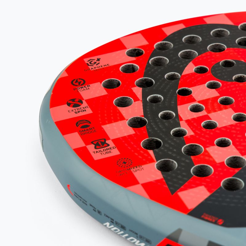 Head Graphene 360+ Delta Motion With CB Červená/černá raketa 228110 6