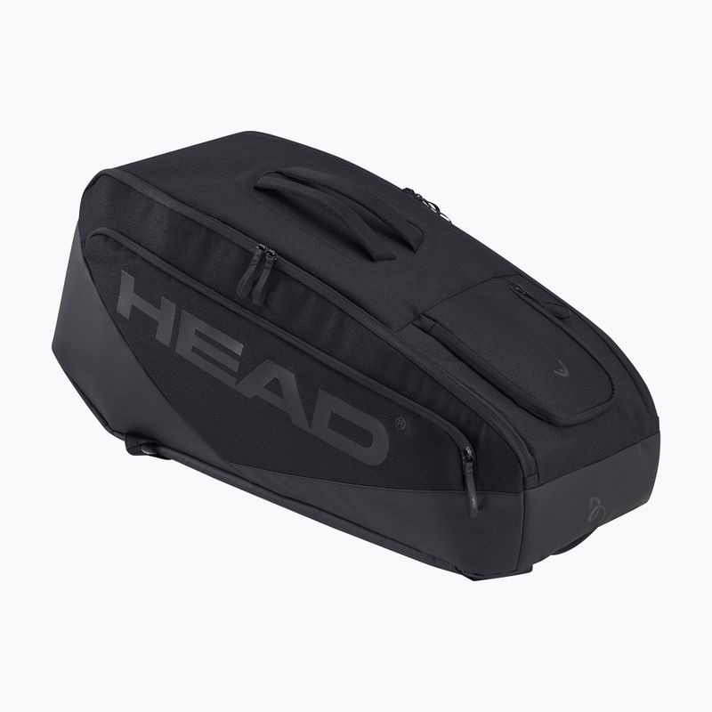 Tenisová taška  HEAD Pro X Racquet Bag L 60 l black 2