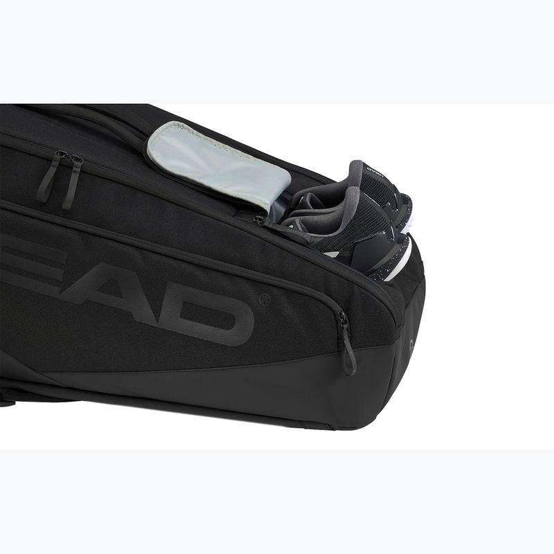Tenisová taška  HEAD Pro X Racquet Bag L 60 l black 3