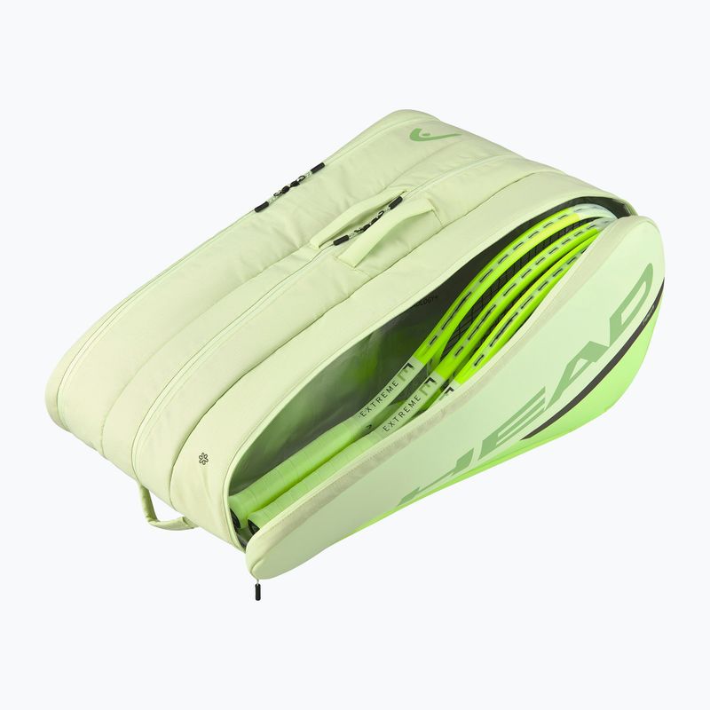 Tenisová taška  HEAD Tour Racquet Bag XL 75 l sharp green 5