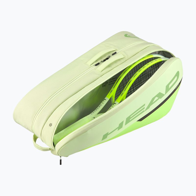 Tenisová taška  HEAD Tour Racquet Bag L 65 l  sharp green 3