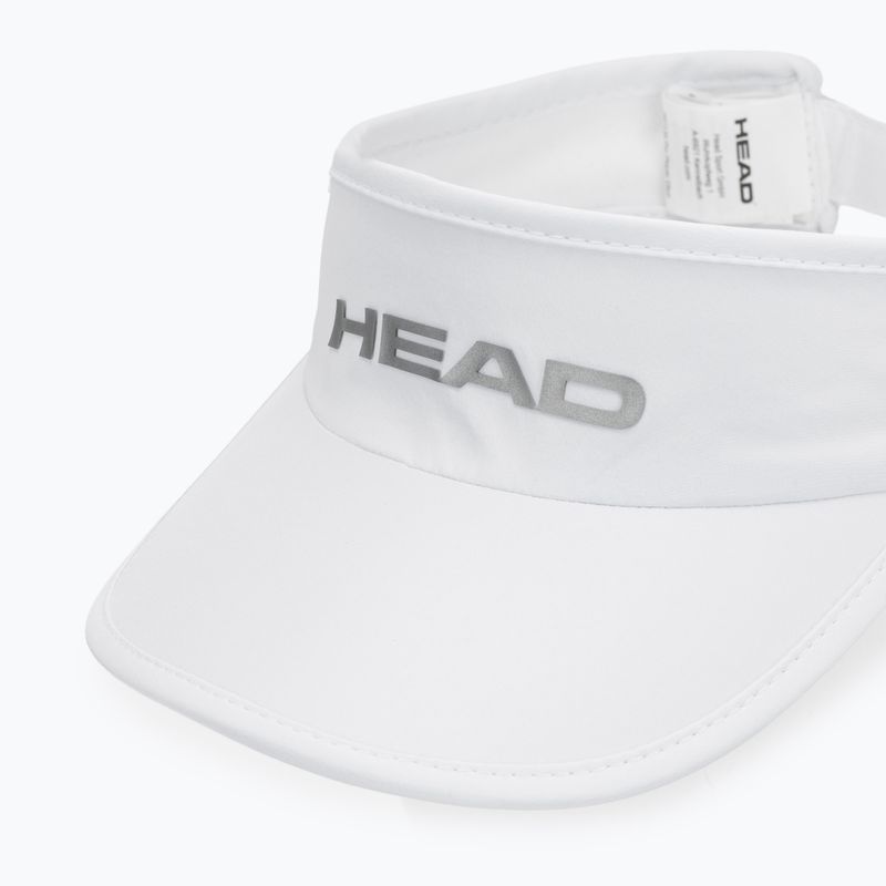 Tenisový kšilt HEAD Pro Player white 3