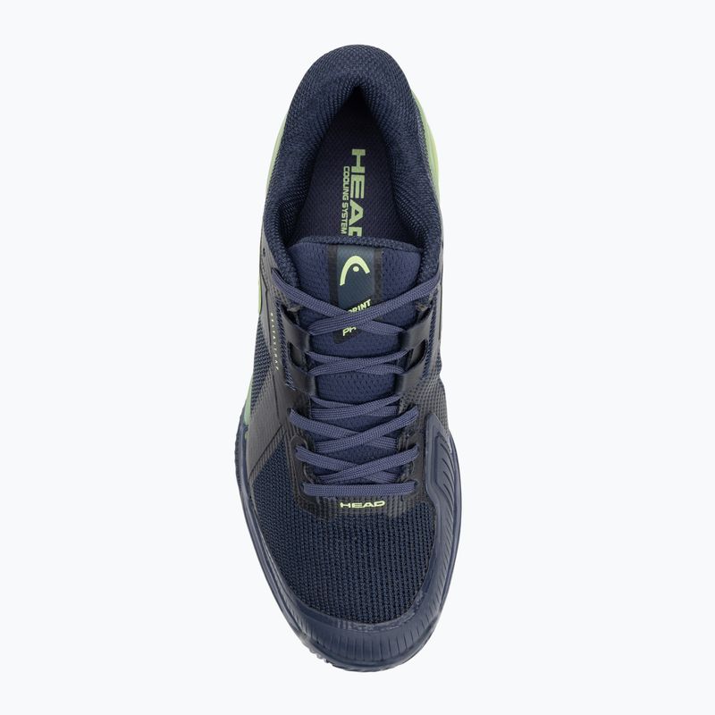 Pánské padelové boty HEAD Sprint Pro 4.0 navy/ lime 5