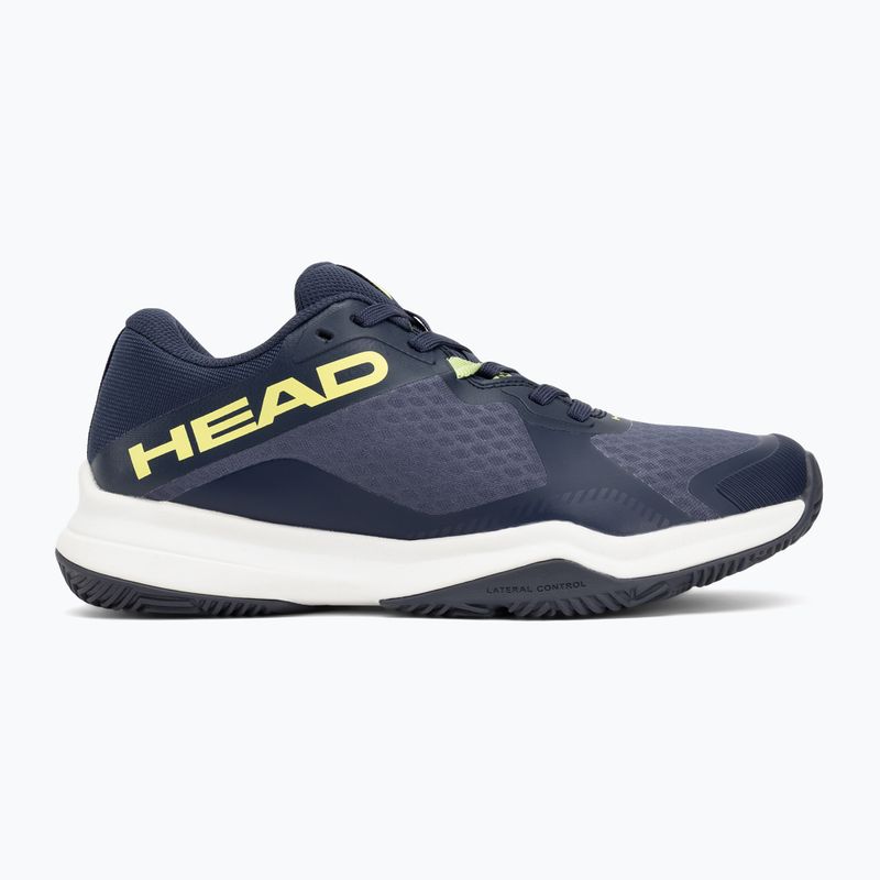 Pánské padelové boty HEAD Motion Team navy/ lime 2