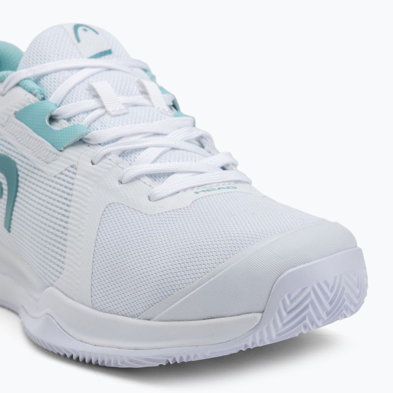 Dámské tenisové boty HEAD Sprint Evo 3.5 Clay white/ turquise 7
