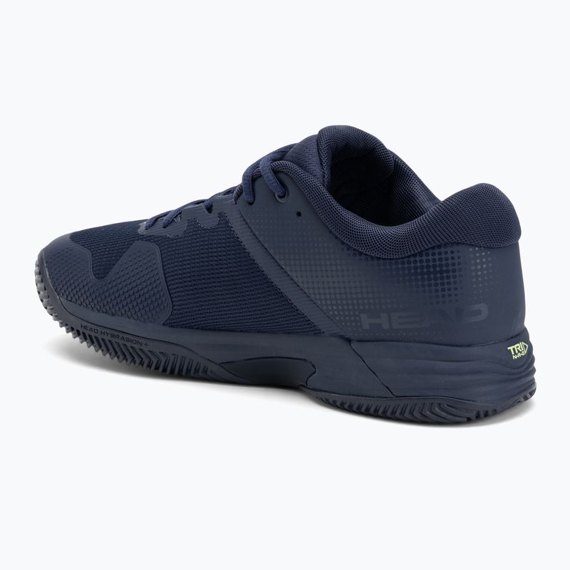 Pánské tenisové boty HEAD Revolt Evo 2.0 Clay navy/ lime 3