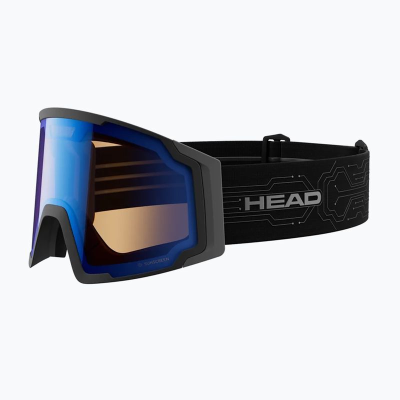 Lyžařské brýle HEAD Neves Sunscreen black/blue