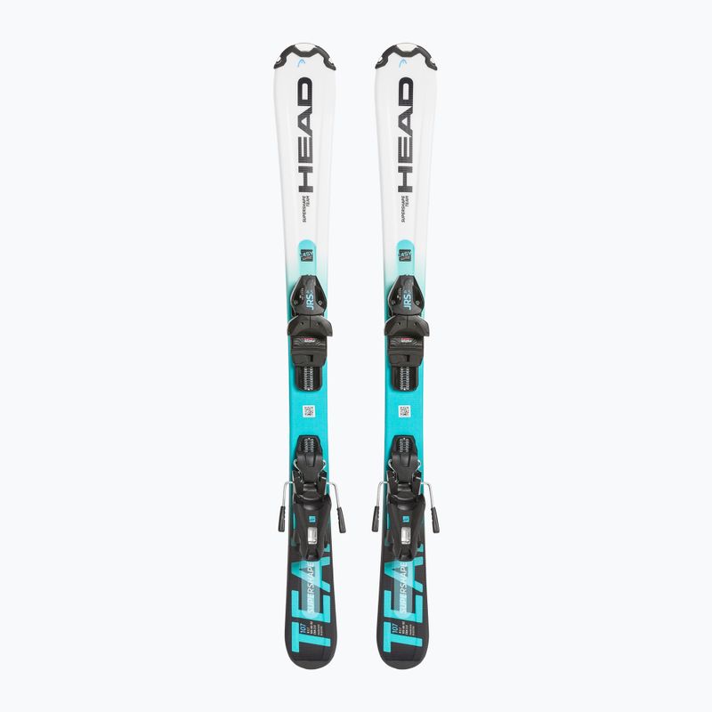 Dětské sjezdové lyže HEAD Supershape Team Easy JRS + Jrs 4.5 white/blue