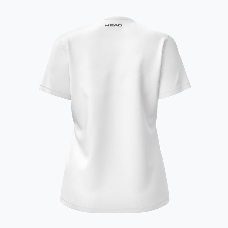 Dámské tenisové tričko HEAD Club Original W white 2