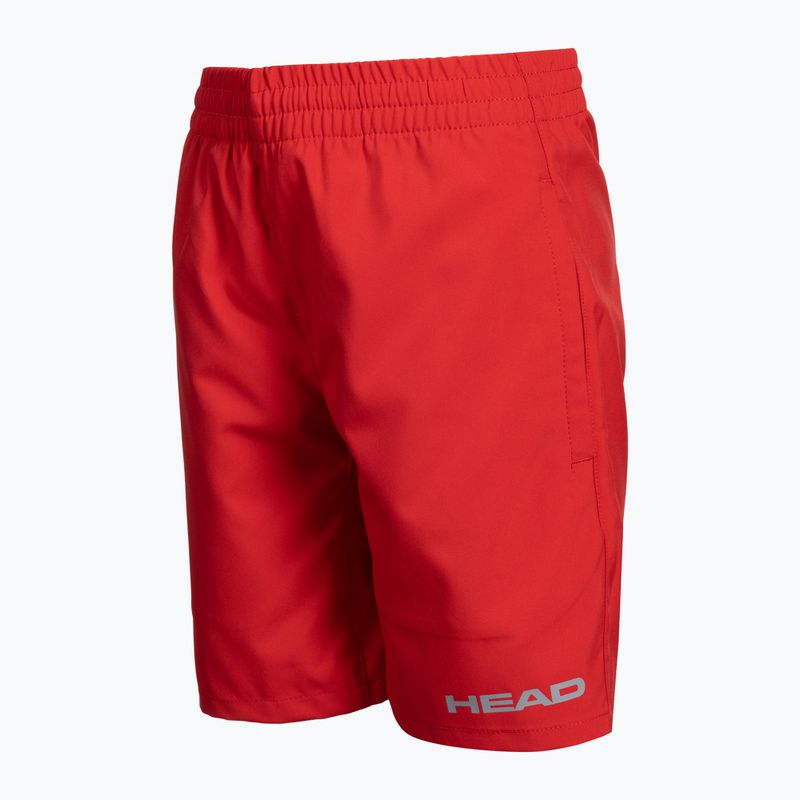 Dětské tenisové šortky HEAD Club Bermudas červené 816349 3