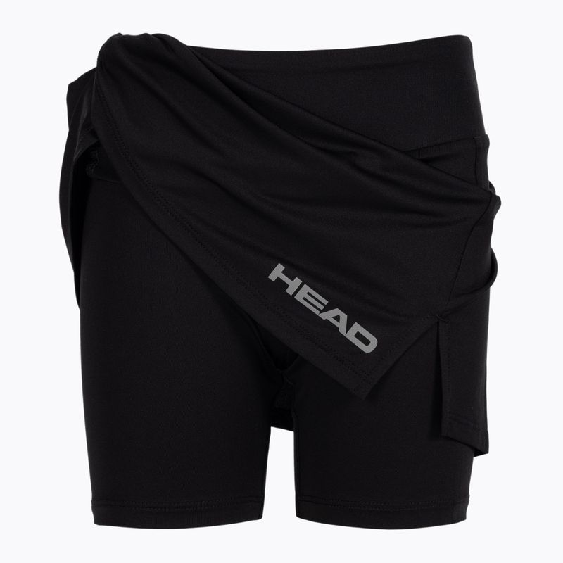 Dětská tenisová sukně HEAD Club Basic Skort černá 816459 5