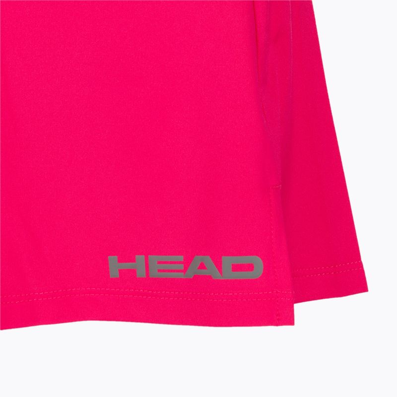 Dětská tenisová sukně HEAD Club Basic Skort červená 816459 4