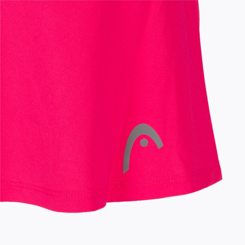 Dětská tenisová sukně HEAD Club Basic Skort červená 816459 5