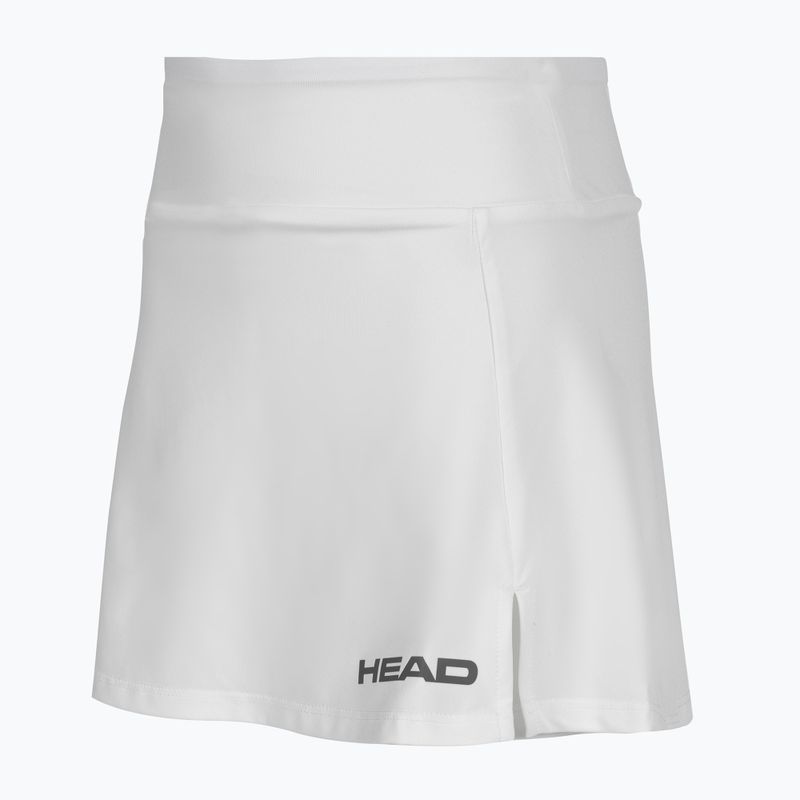 Dětská tenisová sukně HEAD Club Basic Skort bílá 816459 3