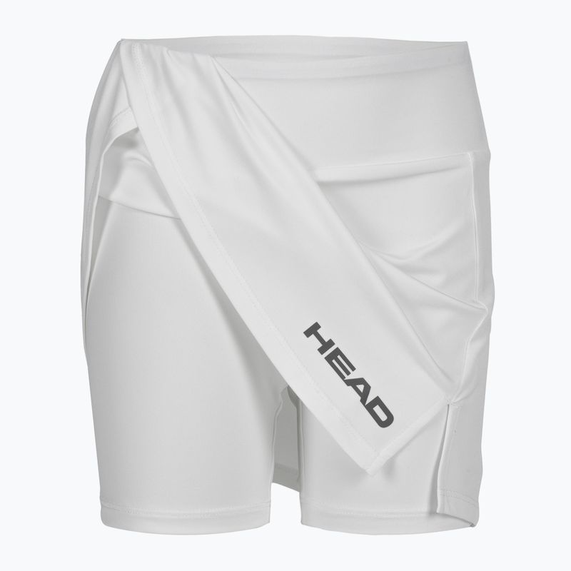 Dětská tenisová sukně HEAD Club Basic Skort bílá 816459 5