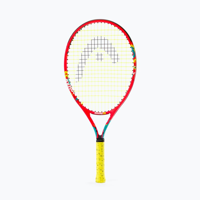 Dětská tenisová raketa HEAD Novak 23 červená/žlutá 233510