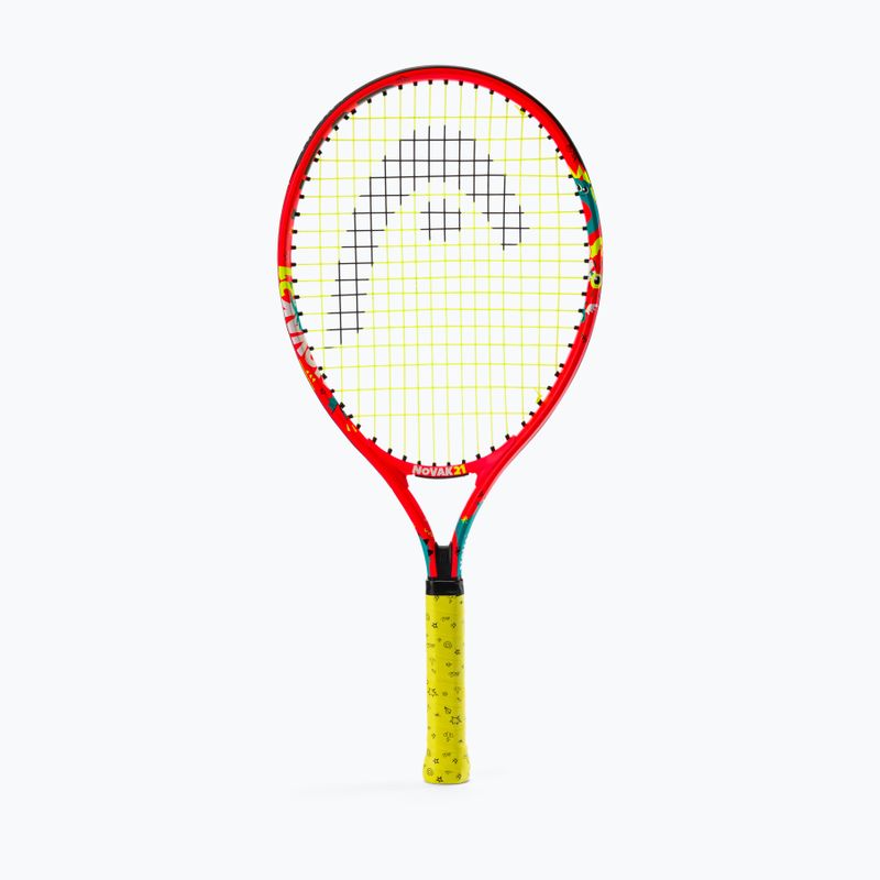Dětská tenisová raketa HEAD Novak 21 červená/žlutá 233520