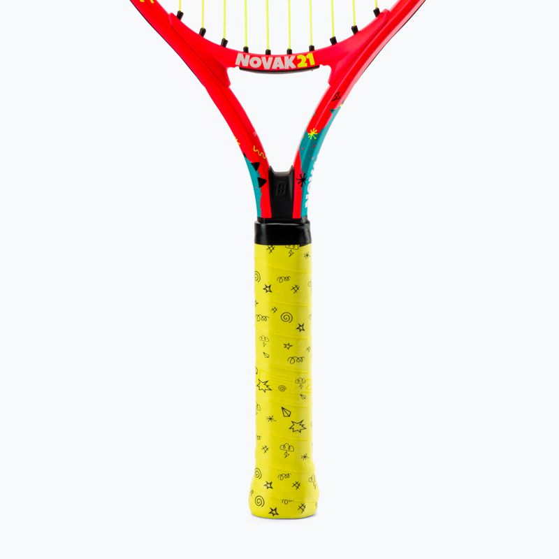 Dětská tenisová raketa HEAD Novak 21 červená/žlutá 233520 4