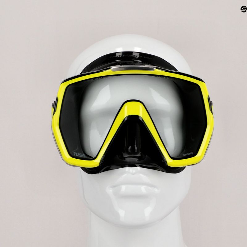 TUSA Freedom Hd Mask černá/žlutá M-1001 7