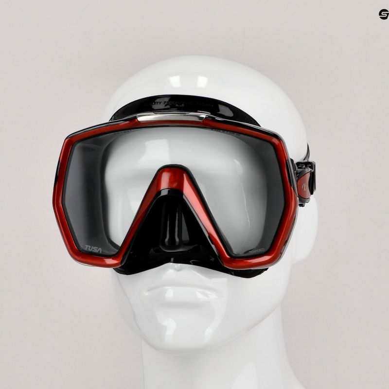 TUSA Freedom Hd Mask černá/červená M-1001 7