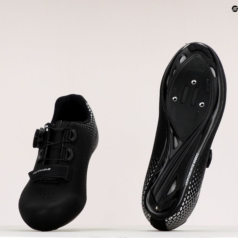 Pánská cyklistická obuv Northwave Core Plus 2 Wide black/grey 80211014 10