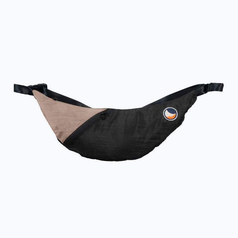 Taška přes rameno  Ticket To The Moon Upcycled Sling black/natural beige